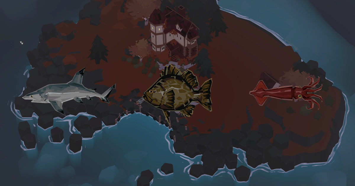 What bites at night in each DREDGE water?